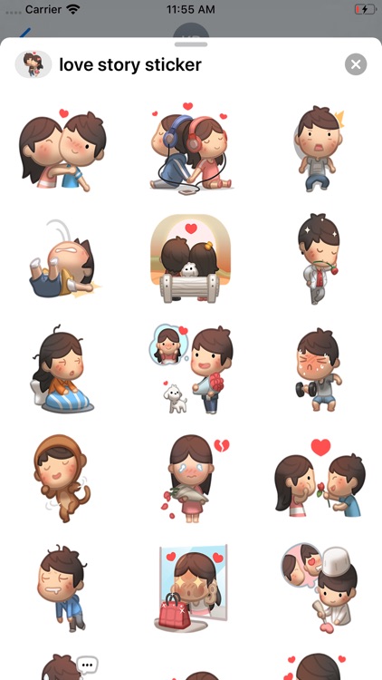 love story sticker