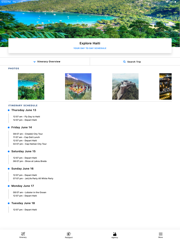 My Travel App iPad screenshot 5 - Travel app
