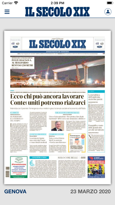 Il Secolo XIX Edicola Digitale screenshot 2