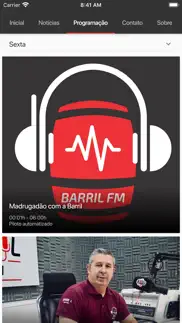 rádio barril fm 105.7 iphone screenshot 3