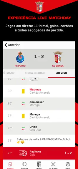 Game screenshot App Oficial SC Braga hack