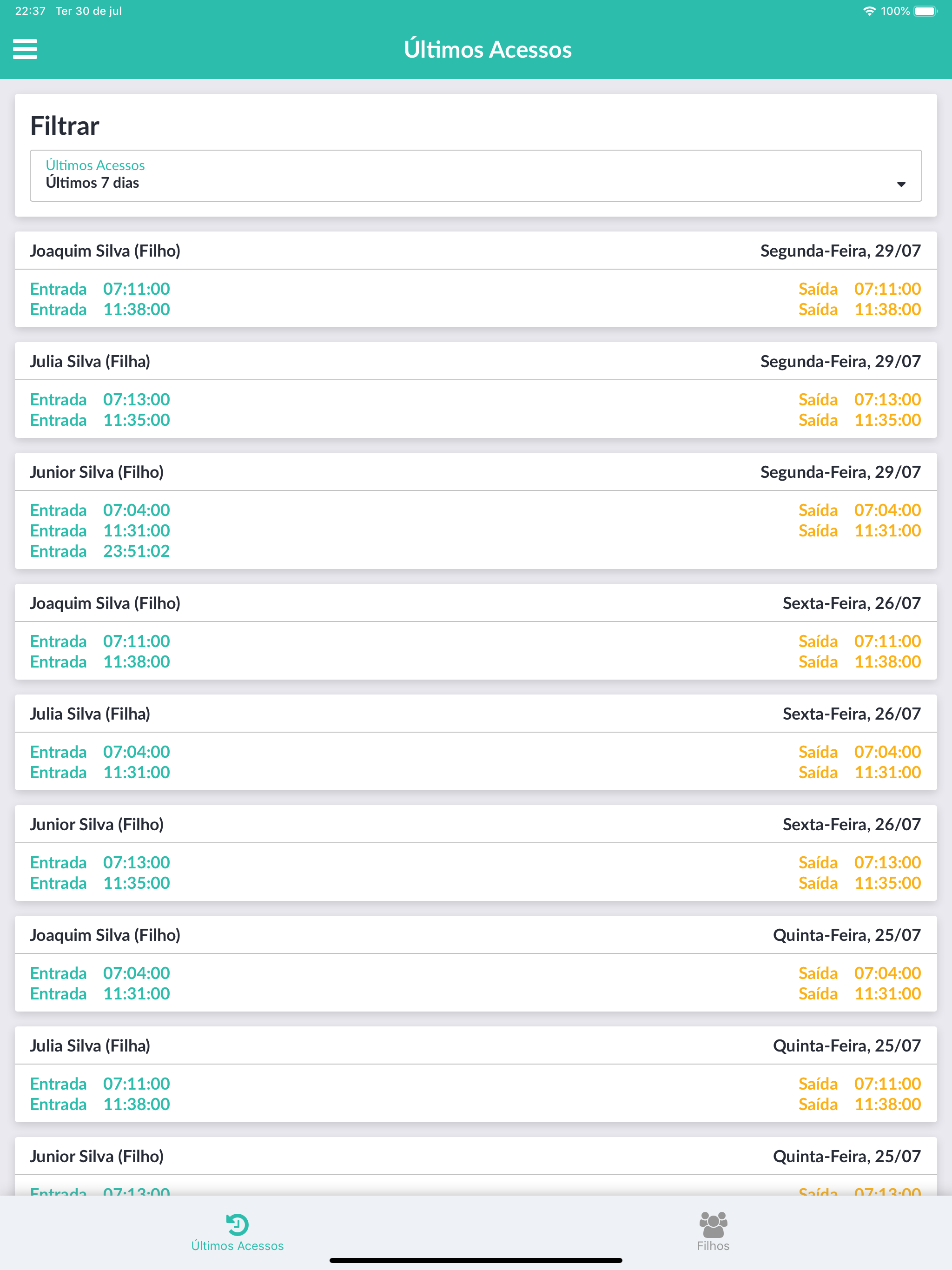 Secullum Escola App
