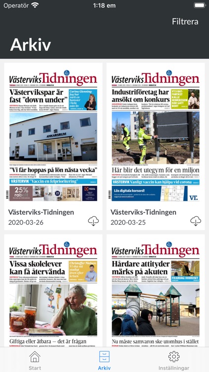 E-tidning VT