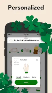 saint patrick hand gestures iphone screenshot 2