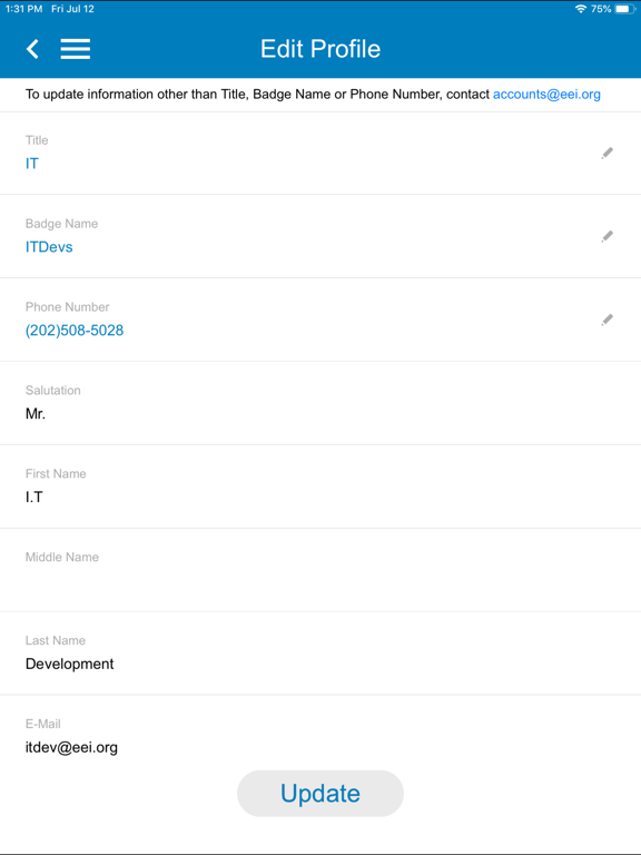 Edison Electric Institute App iPad screenshot 3 - Business app