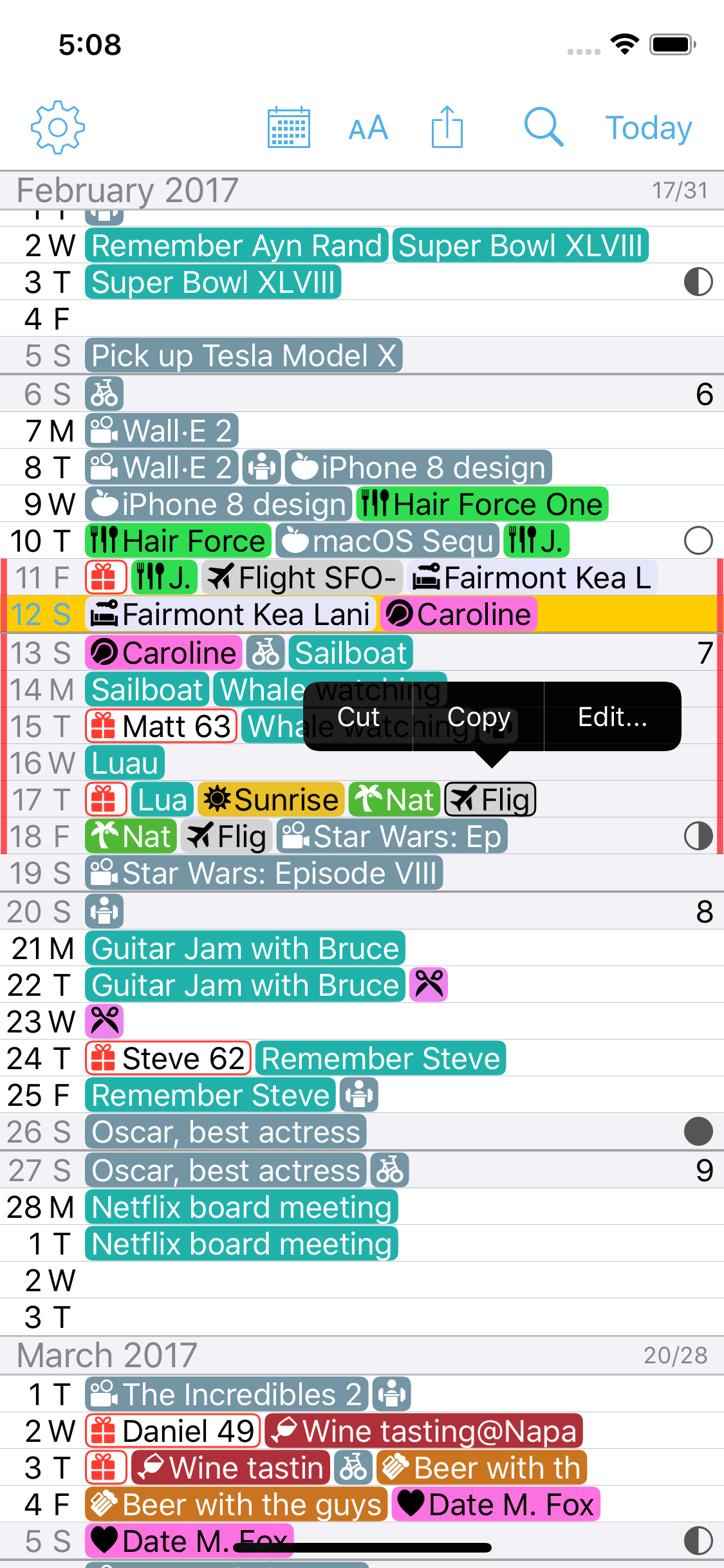 Month Calendar 2