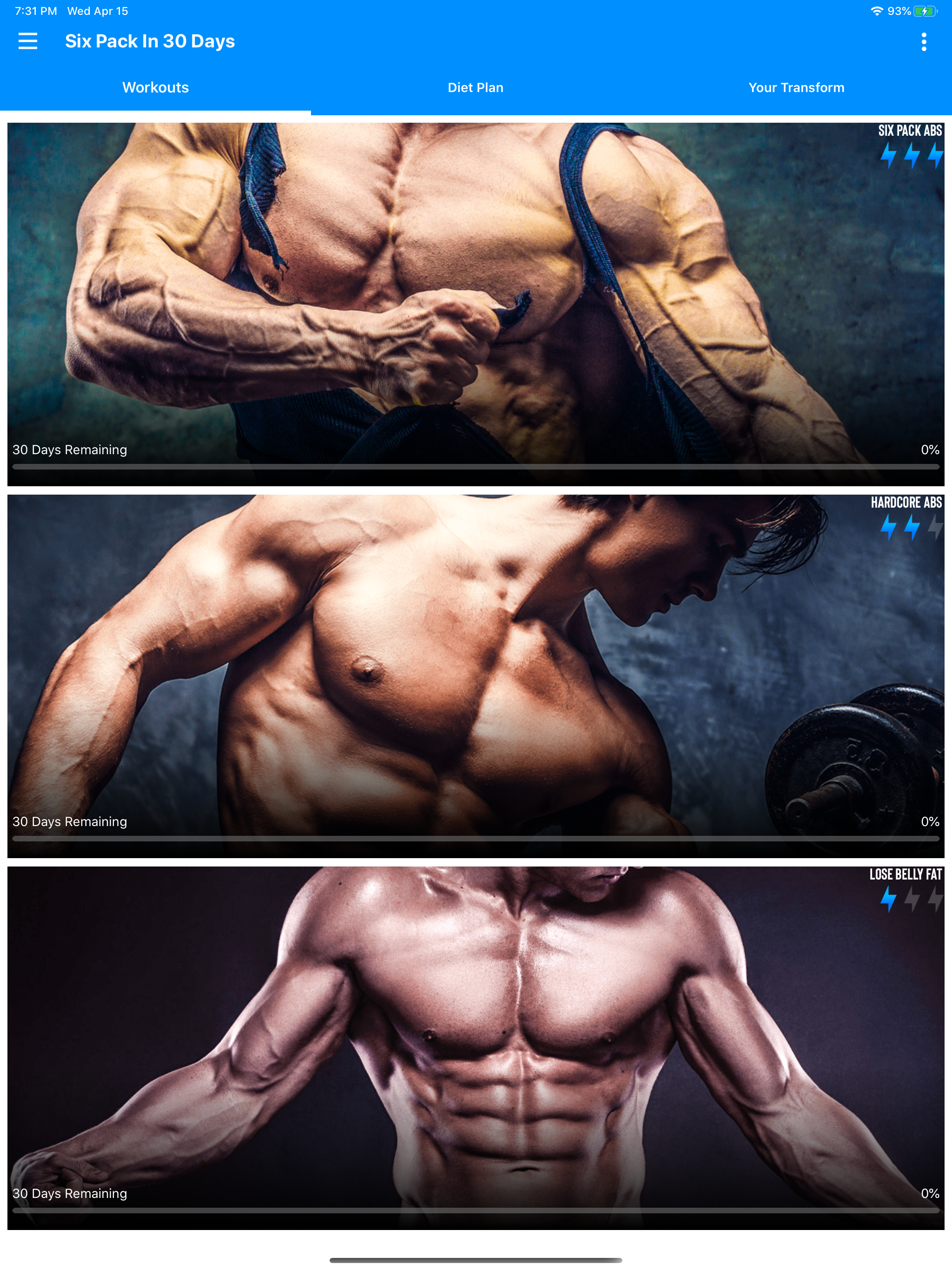 Six Pack in 30 Days -With Diet