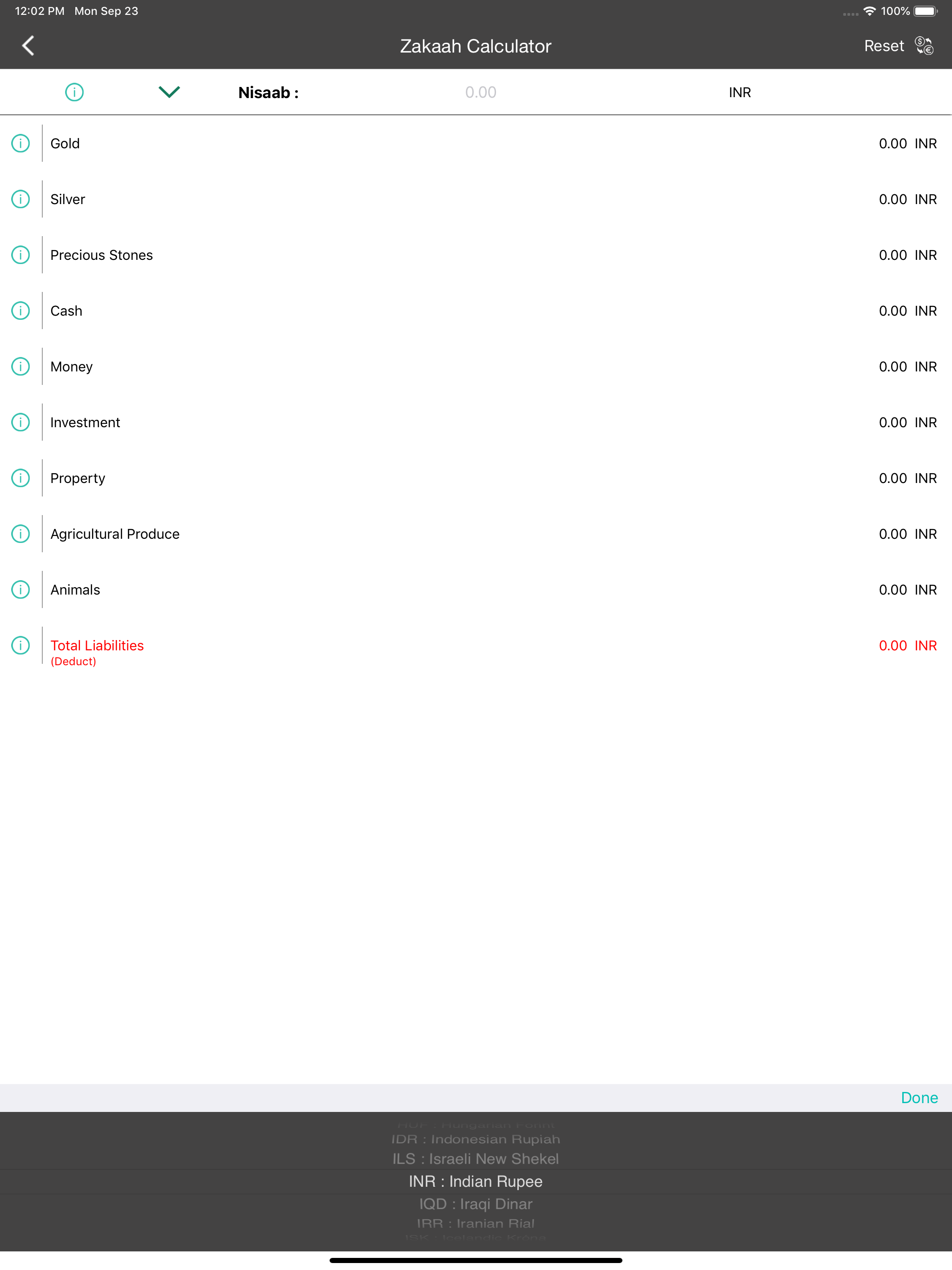 Zakat Calculator for Muslims