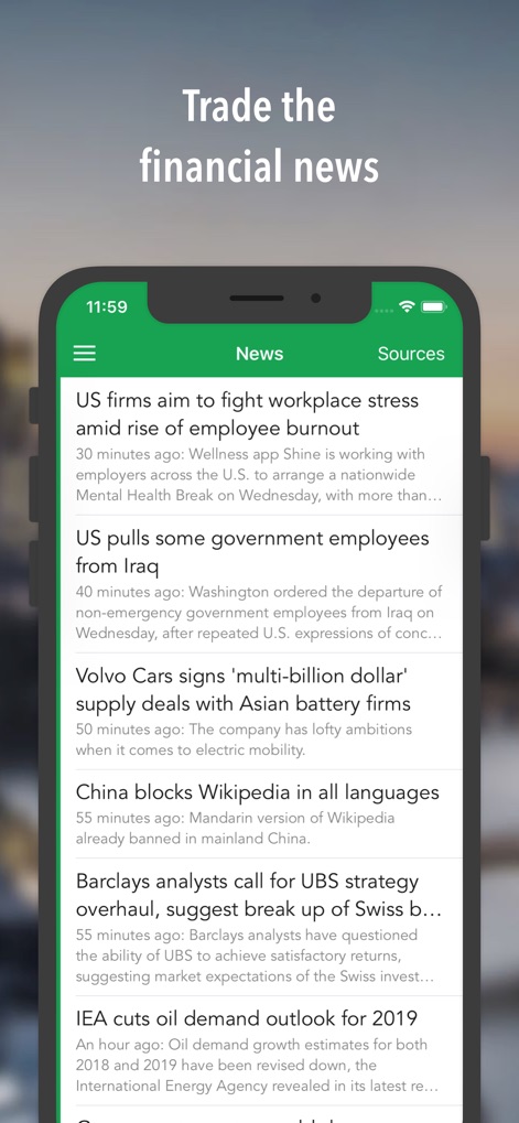 Best Brokers Stock Market Game - Users remain updated with the latest market developments through a real-time news feed displaying current headlines and can explore various news sources for comprehensive coverage.