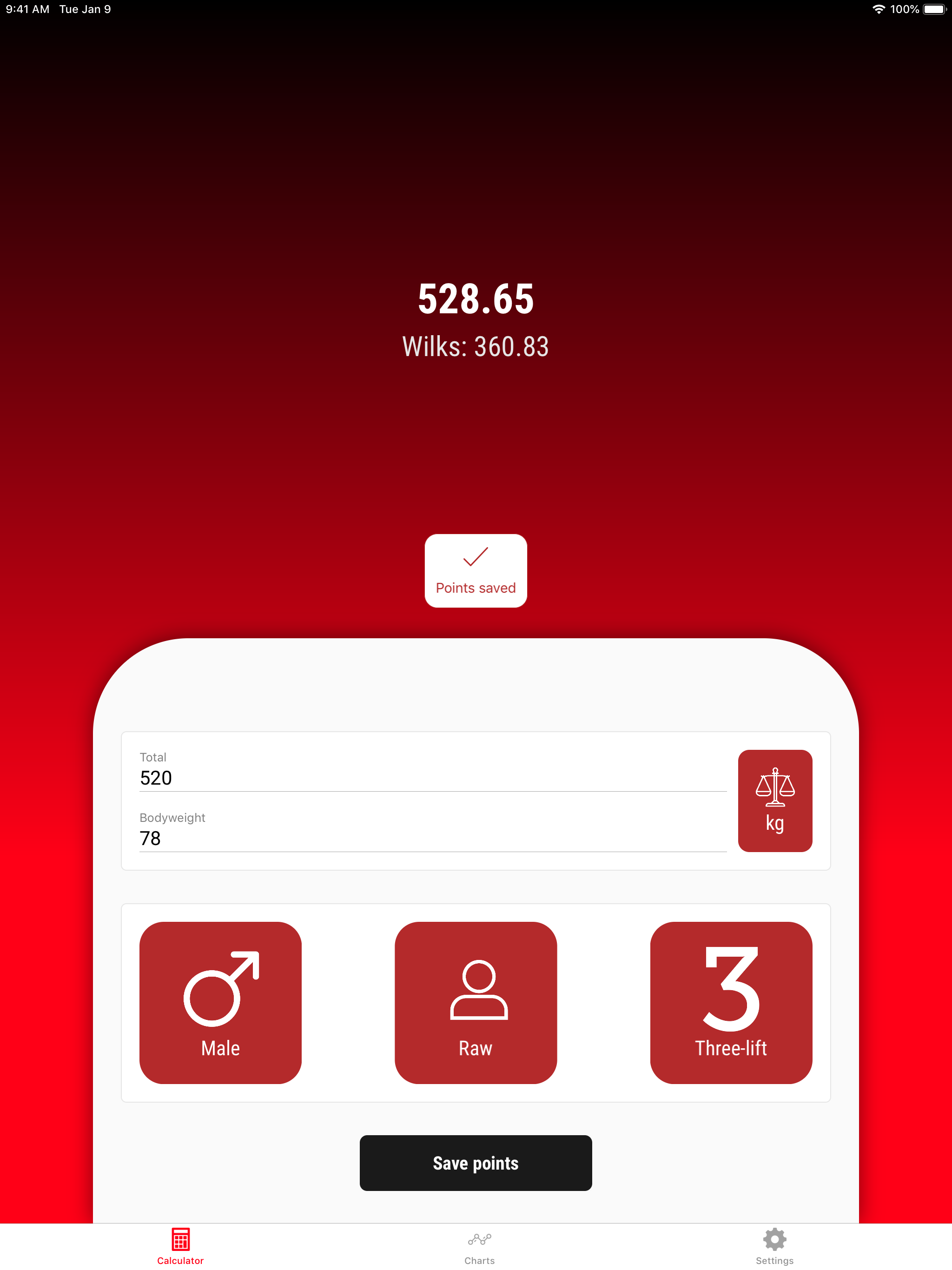 IPF Calculator