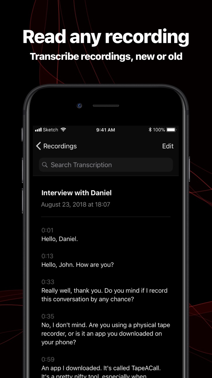 iPhone screenshot