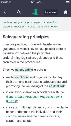 Wales Safeguarding Procedures screenshot 3