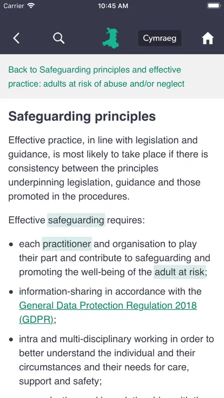 Wales Safeguarding Procedures screenshot 3 of 3