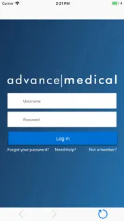 advance medical member portal iphone screenshot 1
