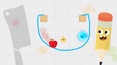 Fruit Escape: Draw Line screenshot 2