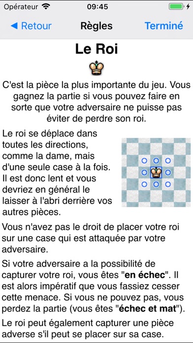 Echecs Lite capture d'écran du jeu