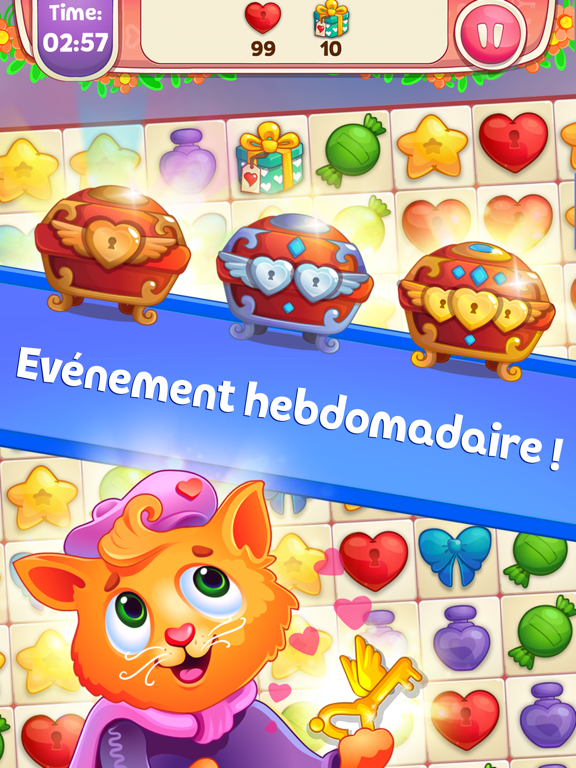 Screenshot #6 pour Sweet Hearts Match 3