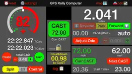 gps rally computer iphone screenshot 1