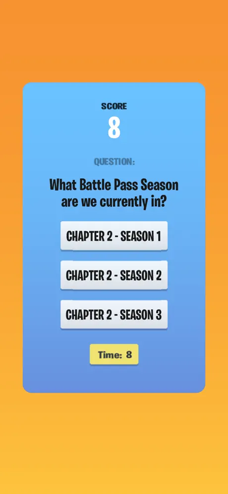 Quiz for Fortnite!