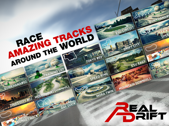 Real Drift Car Racing Lite iPad screenshot 4 - Games app