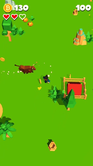 Rodeo Rush - Bull Stampede screenshot 3