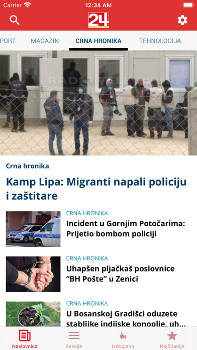 Screenshot 2 of 24sata.info App