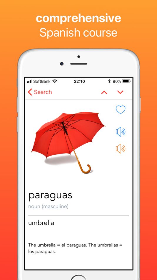 #3. Mirai Spanish (iOS) Podle: Mirai LLP