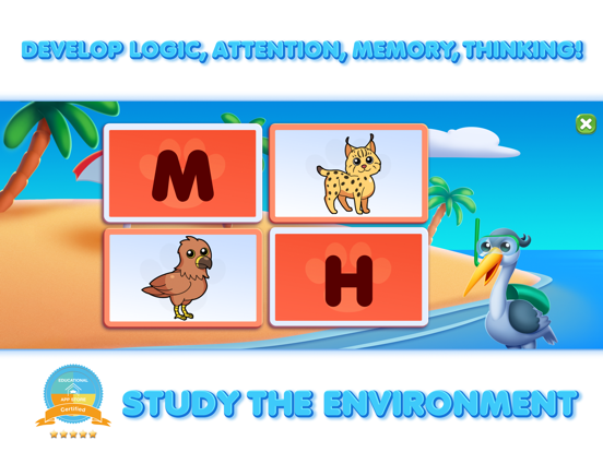 Kinderspellen:leer ABC-letters iPad app afbeelding 9