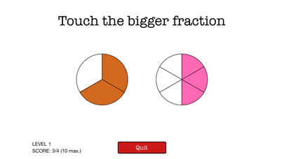 Fractions To Go Screenshot