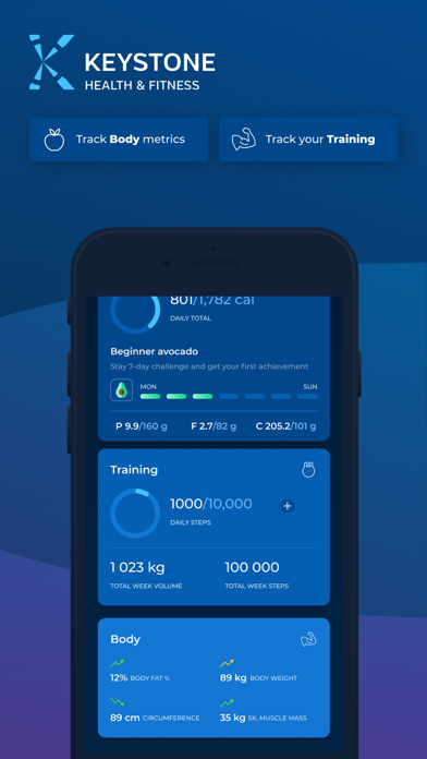 Keystone Health & Fitness Screenshot