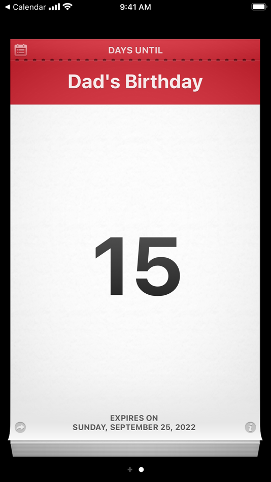 #3. Countdown Me (iOS) Podle: TapMints