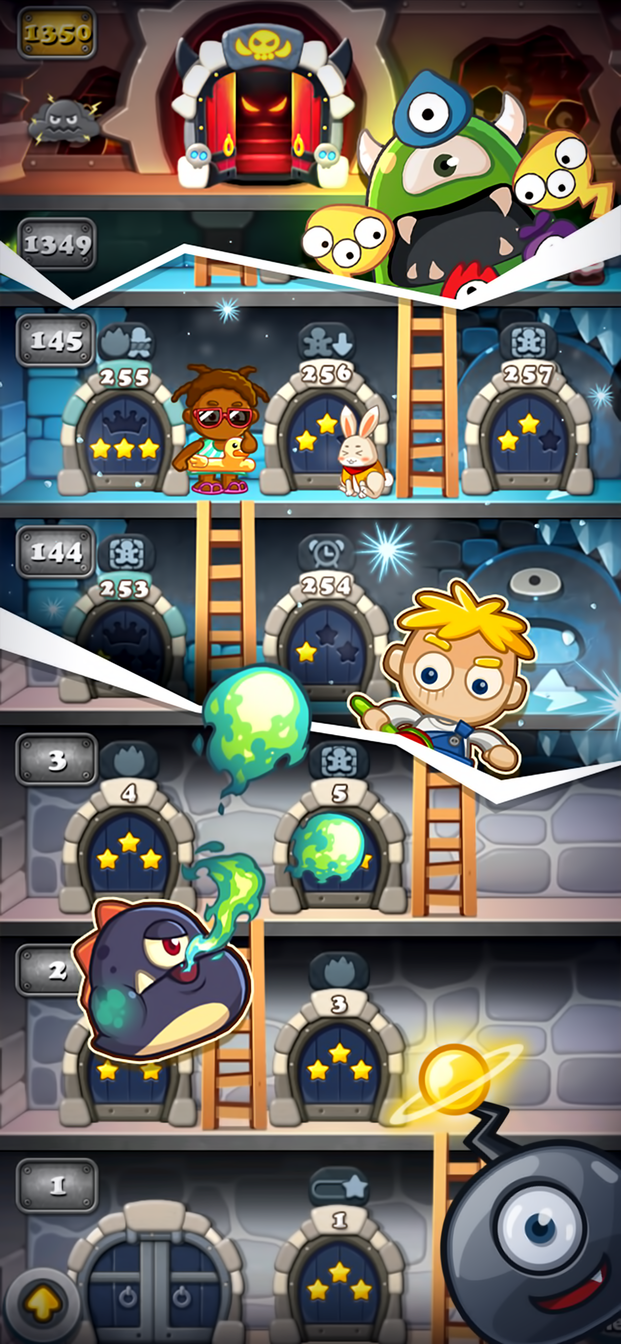 Monster Busters:Match 3 Puzzle