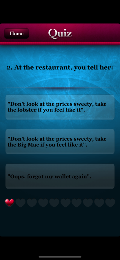 Love Quiz! Screenshots