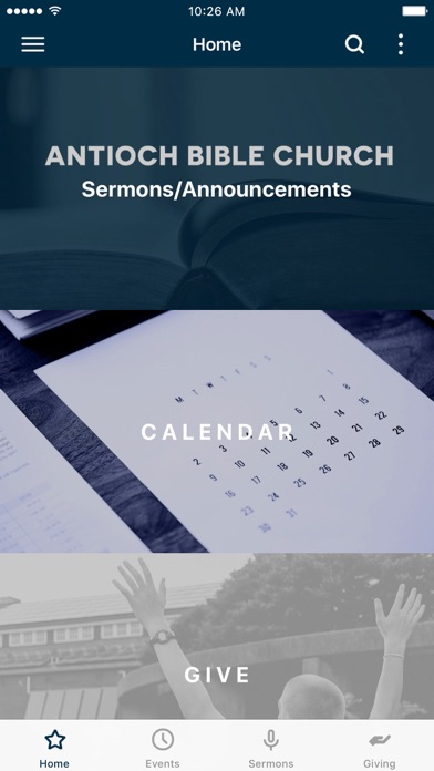 Antioch Bible Church Screenshot