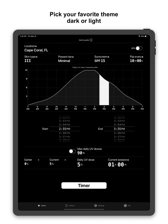 Sola: Sun UV & Vitamin D Timer screenshot 3