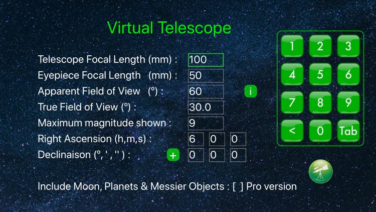 Virtual telescope