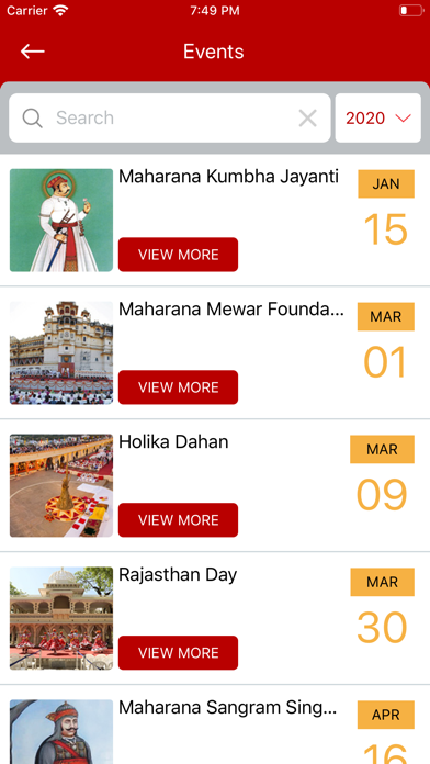 Palace Calendar-Eternal Mewar screenshot 3