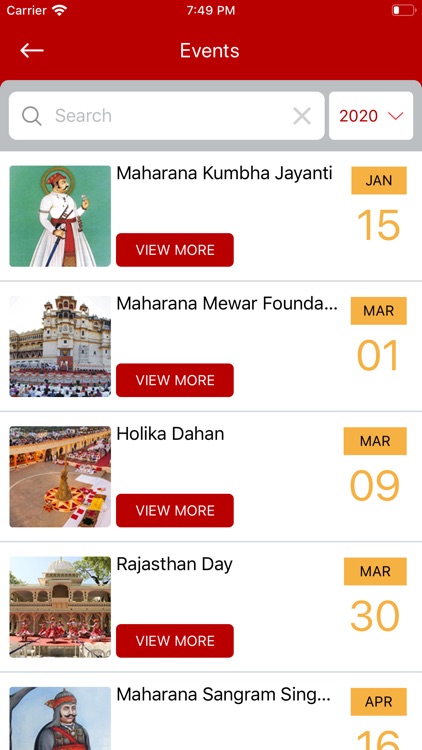Palace Calendar-Eternal Mewar
