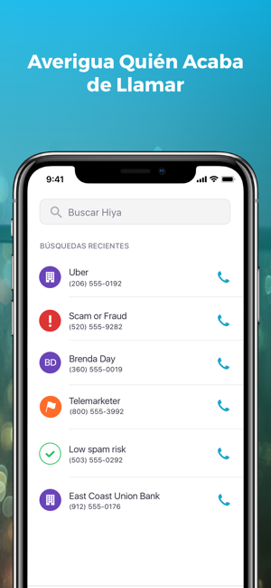 ‎Hiya: Caller ID & Spam Blocker Screenshot