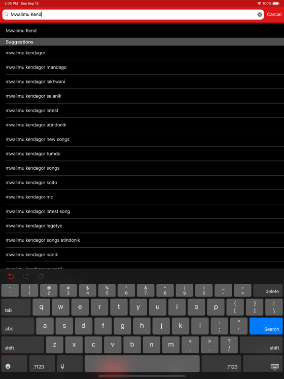 iPad Image of Musi - Simple Music Streaming.