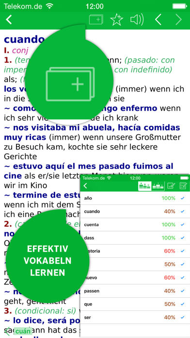 PREMIUM Wörterbuch Spanisch Screenshot