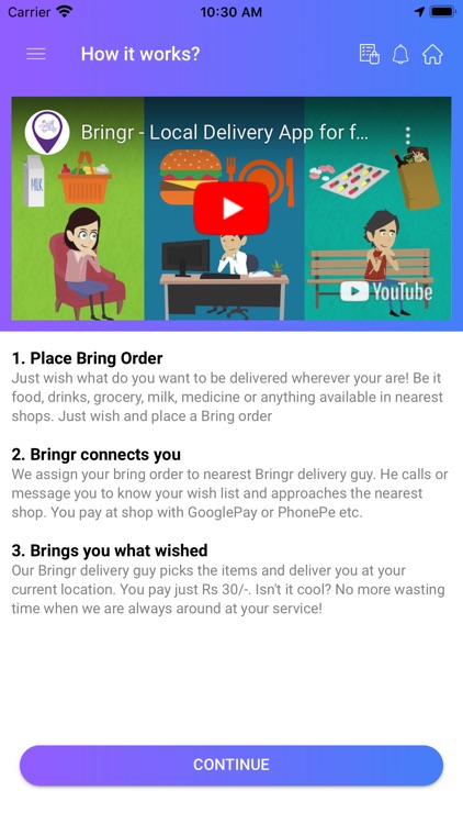 Bringr | Local Delivery App