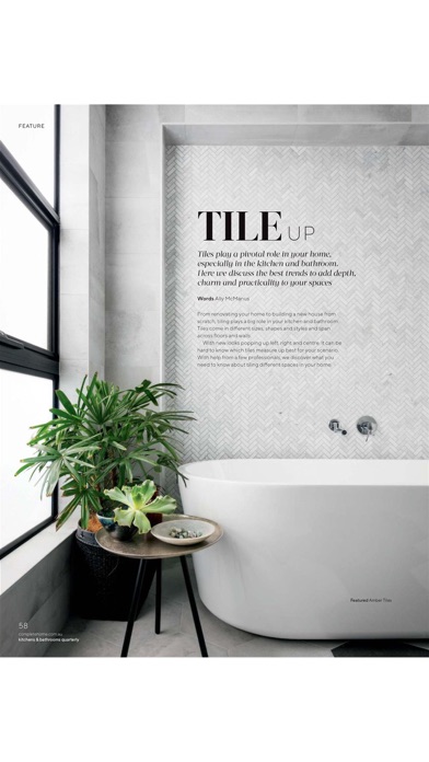 Kitchens Bathrooms Quarterly App Drops