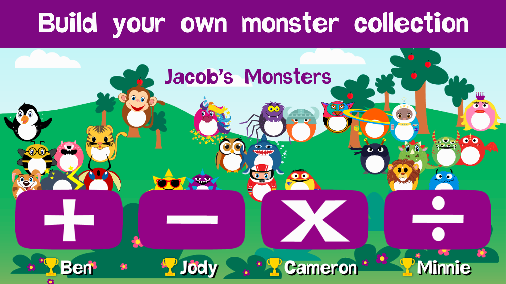Mental Math Monsters