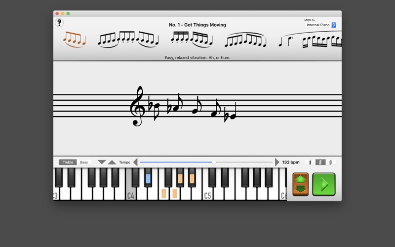 Screenshot #1 pour Vocal Exercises