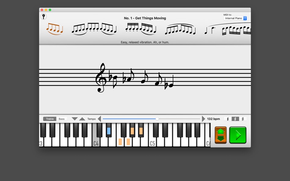 #1. Vocal Exercises (macOS) Ved: Patrick Q. Kelly