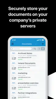 signnow private cloud iphone screenshot 3