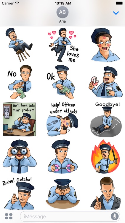 Funny Meme Police Sticker