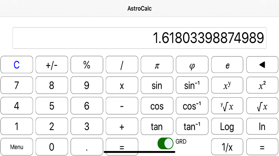 #2. AstroCalc (iOS) 由: Patricio Martinez