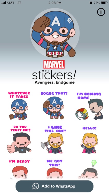 Avengers: Endgame Stickers screenshot-4